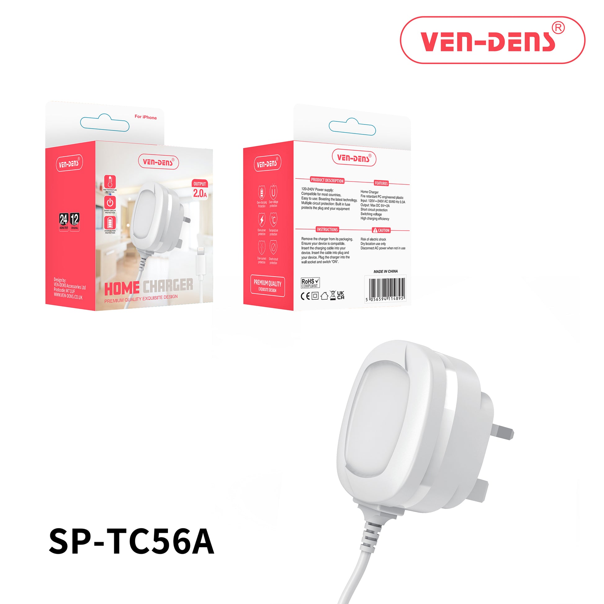 Fast- 2.0A Premium- Home Charger