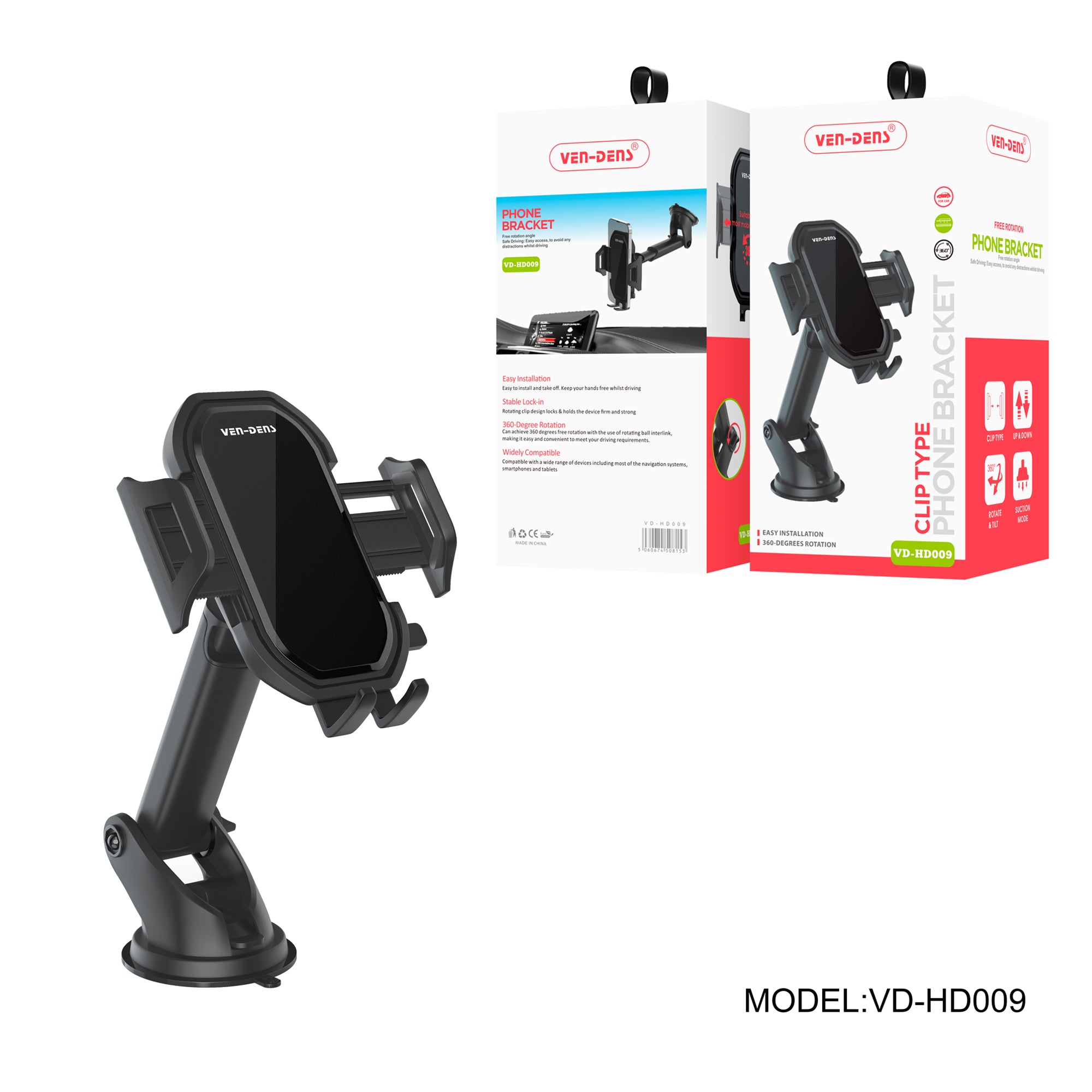 Universal Car Phone Holder Clip Type |GSM MOBILE – GSM MOBILE LIMITED