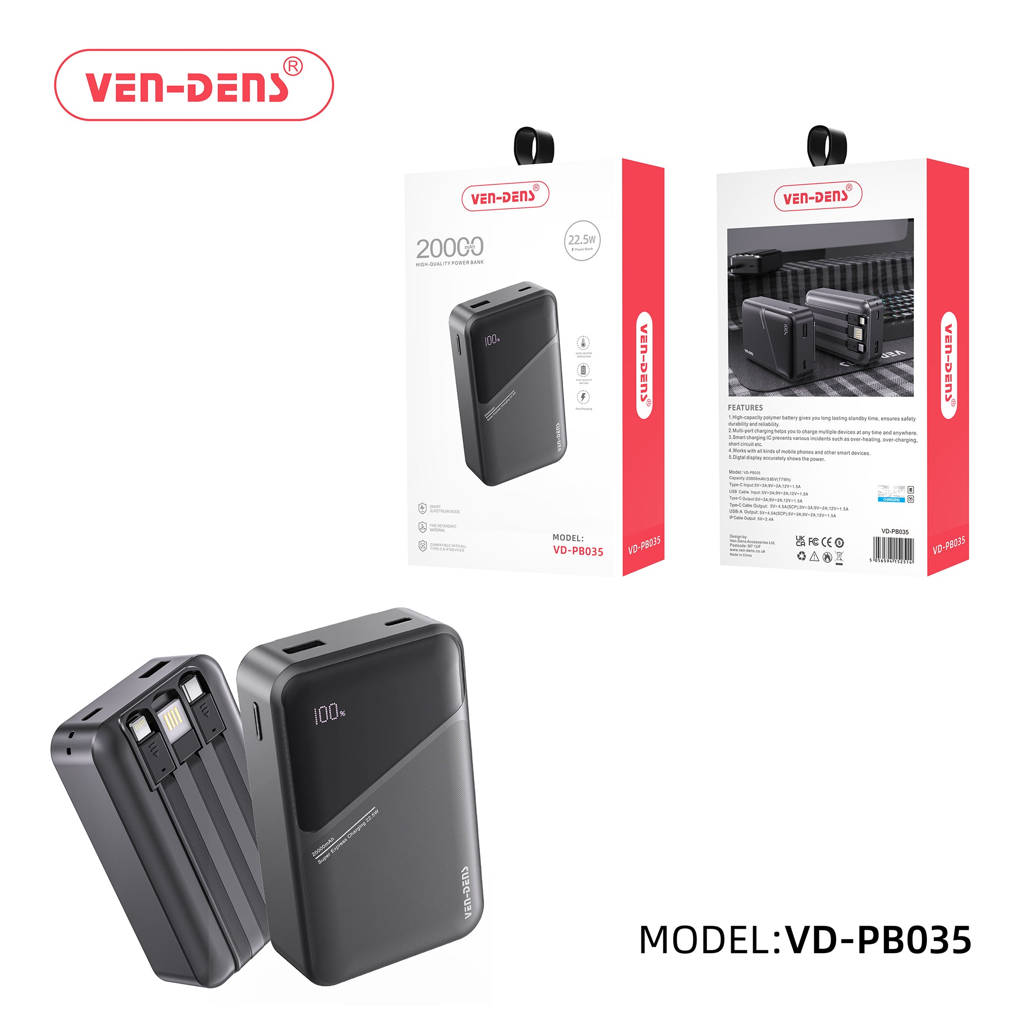 High-Quality 22.5W Power Bank