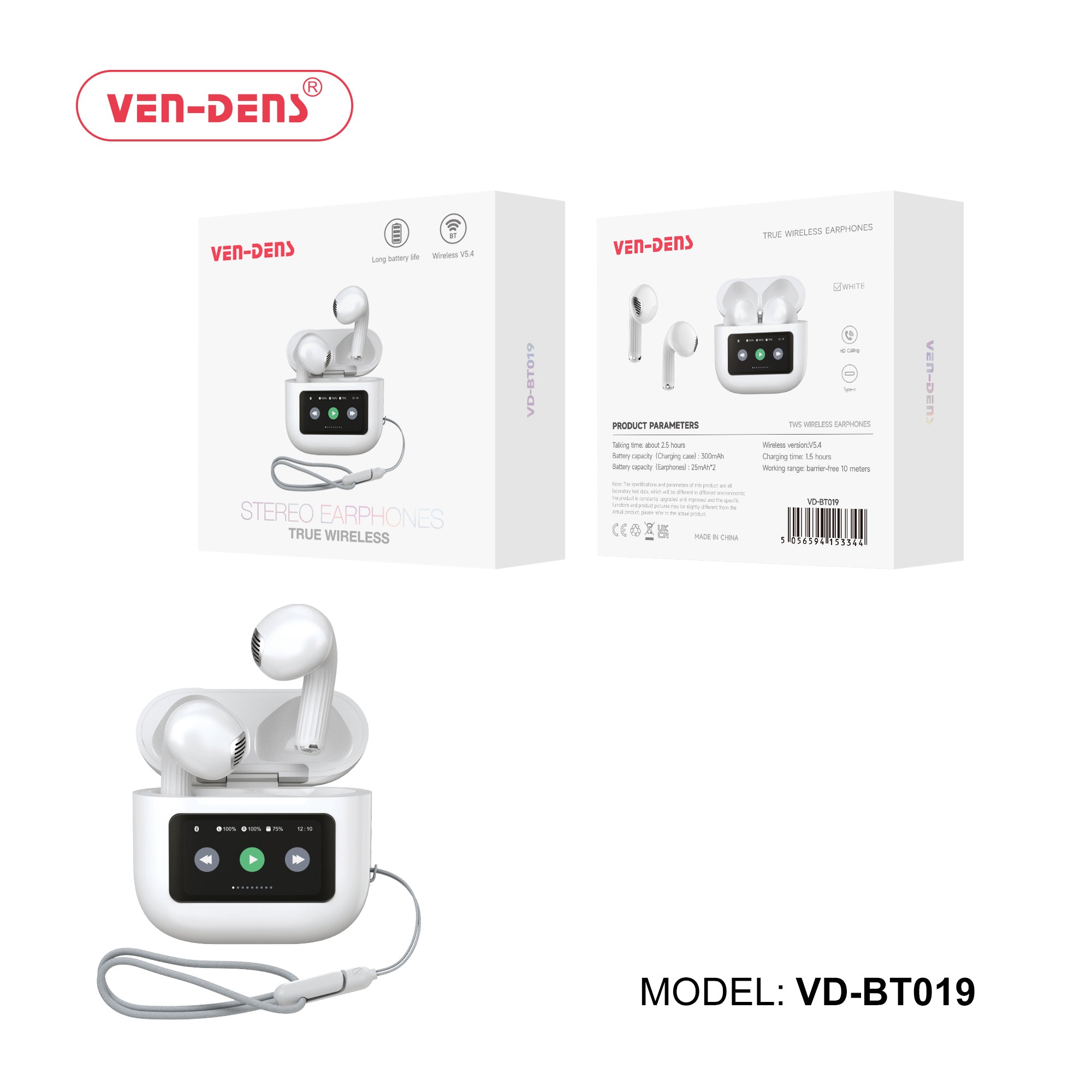 True- Wireless- Earphones, 300mAh Battery Capacity
