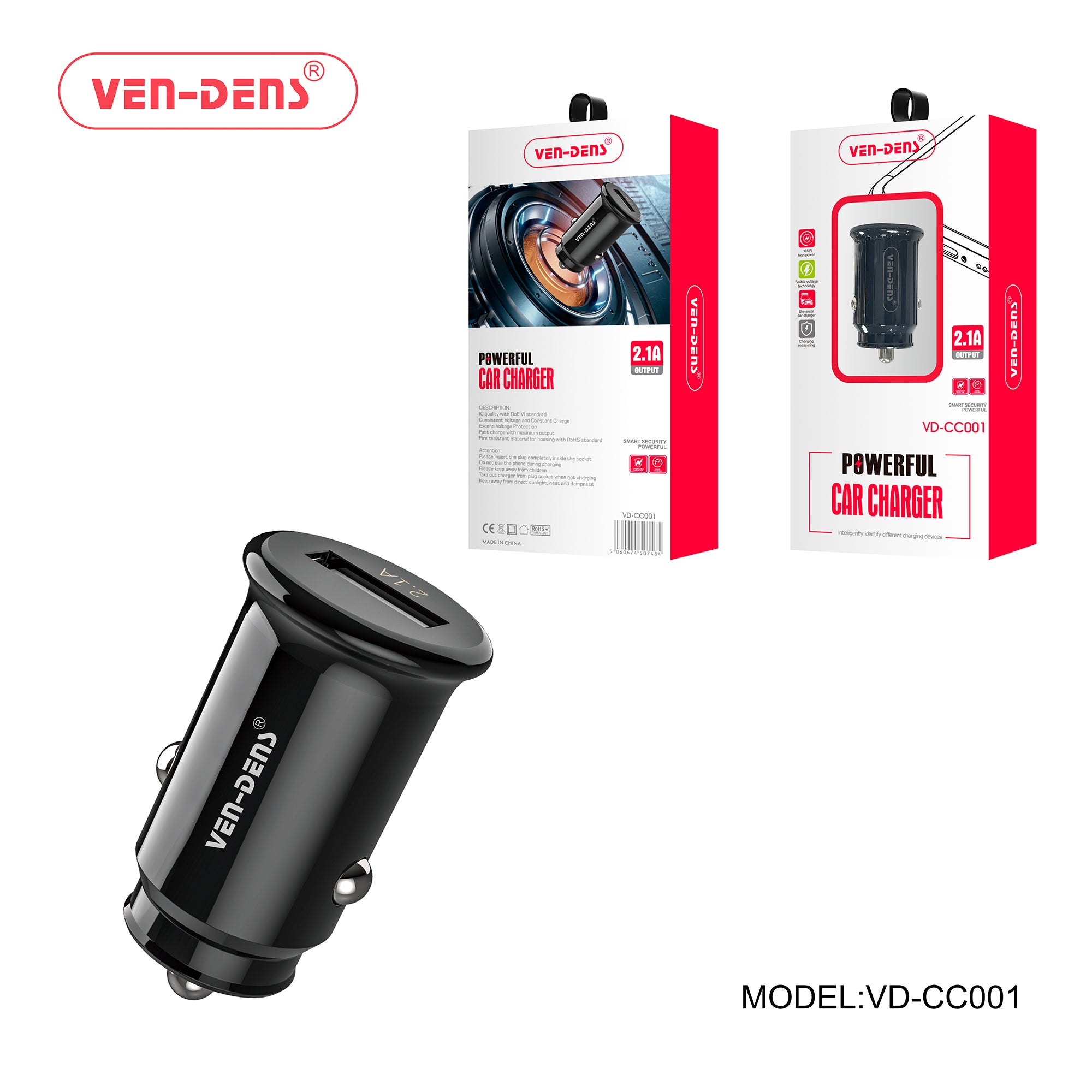 USB Fast Car Charger—Quick—High-Speed Charging on the Go