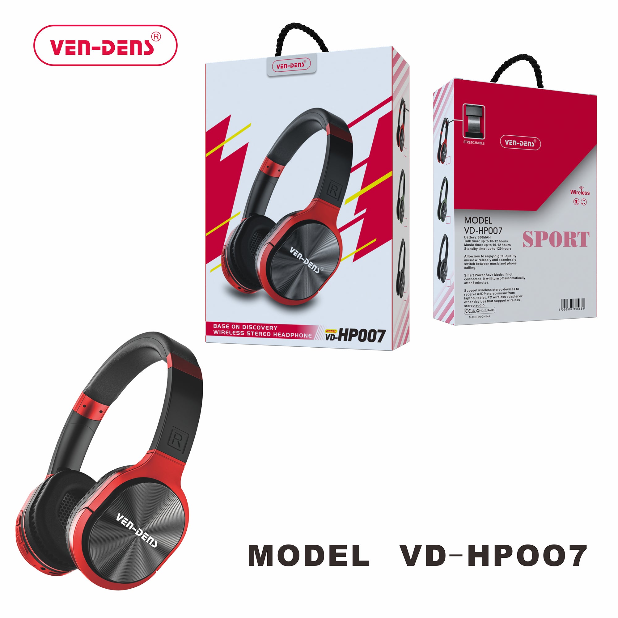 Wireless- stereo Headsets, Premium Sound
