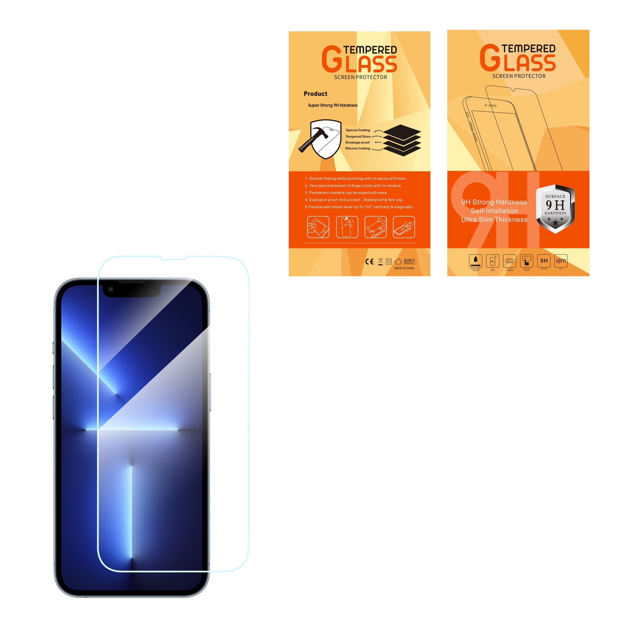 Glass Screen Protector 2.5d for iPhone