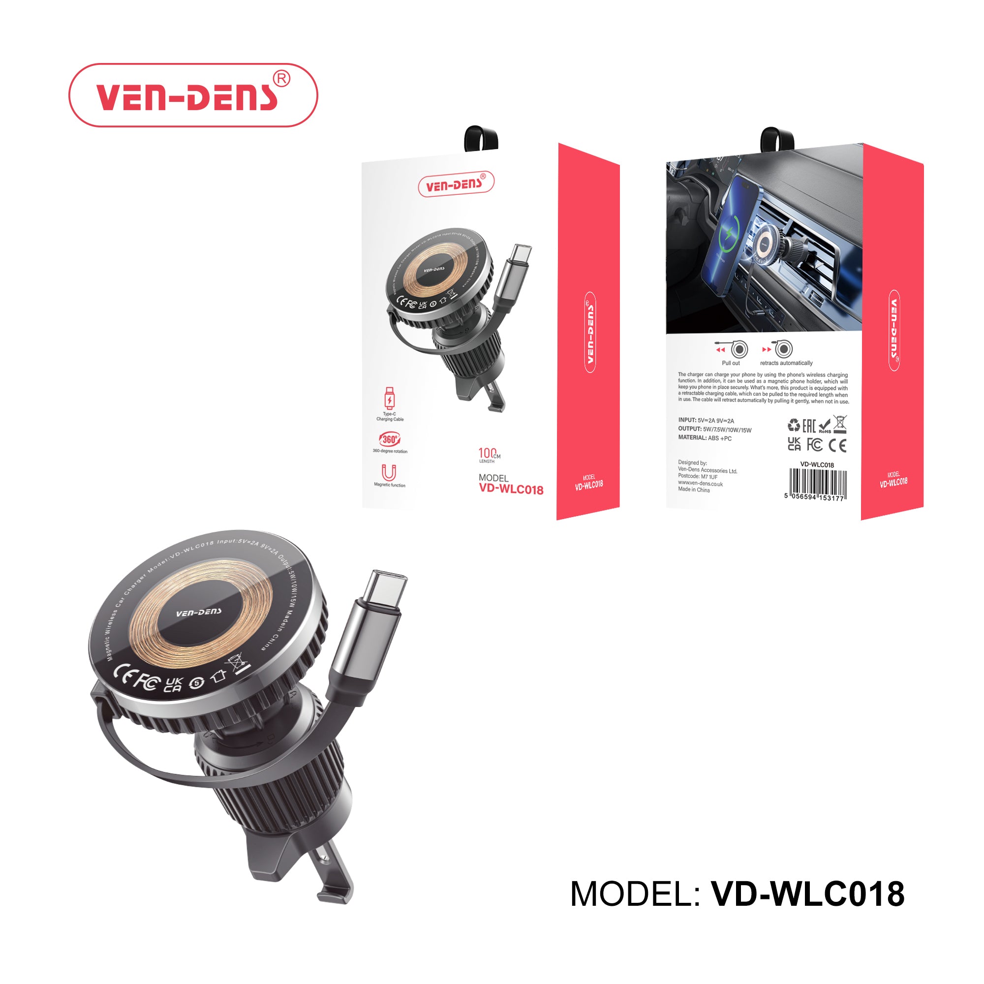 100cm -Magnetic Type-C Charging Cab