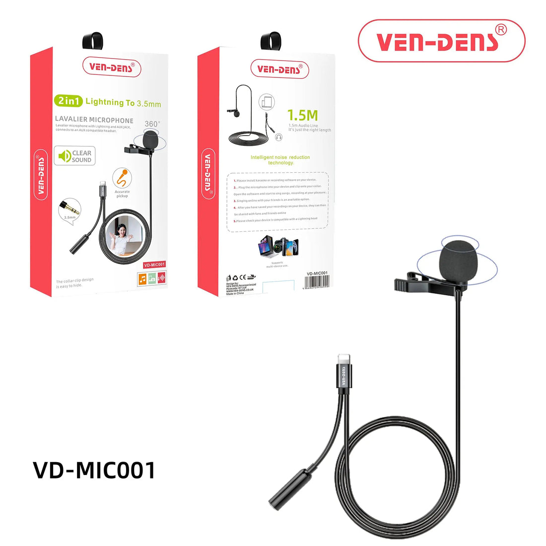 1.5M 2-in-1 Lightning to 3.5mm Audio & Mic Adapter |GSM MOBILE – GSM ...