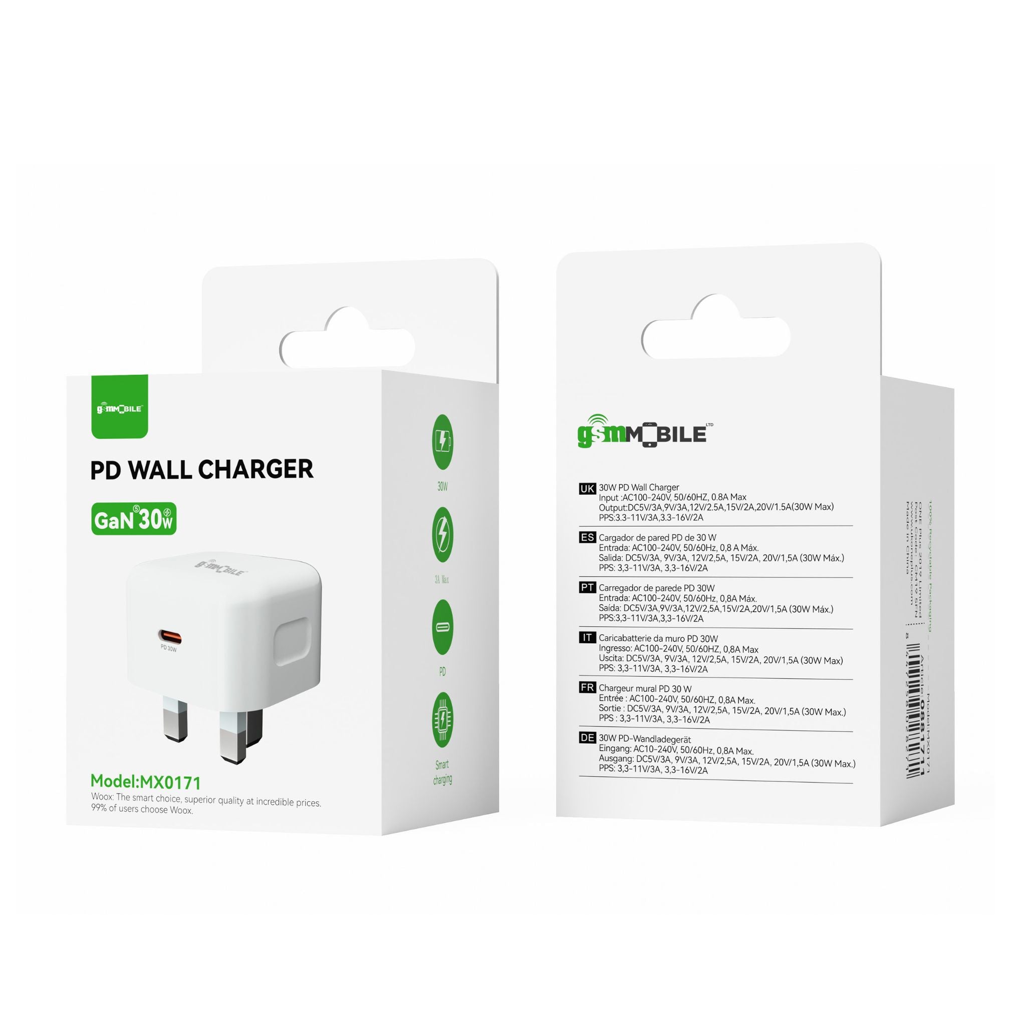 30W PD Wall Charger