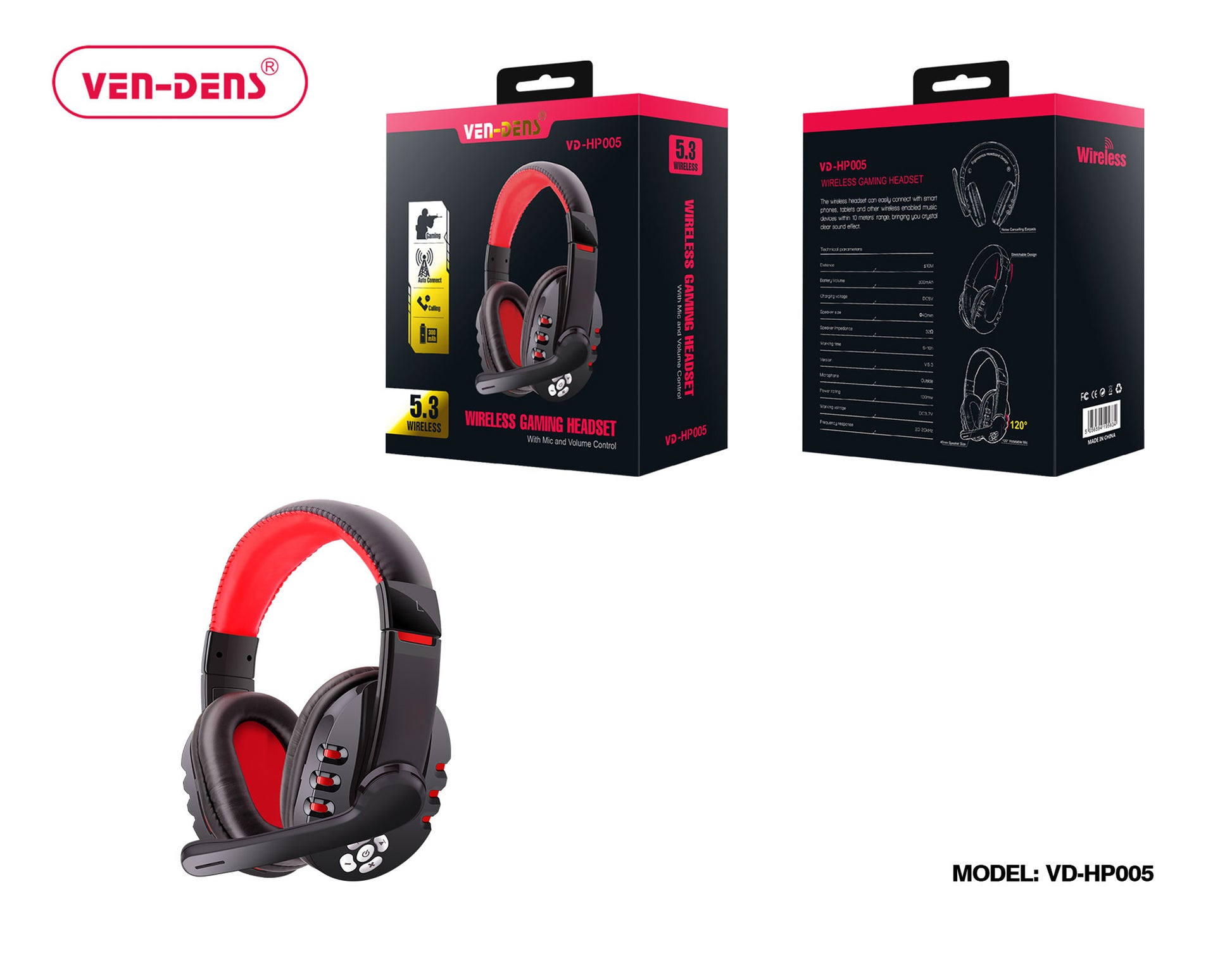 5.3 Wireless -Gaming Headset 