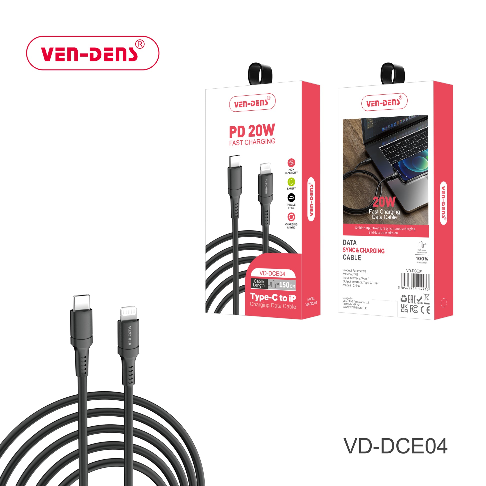 PD- 20W- Fast Charging Type-C 