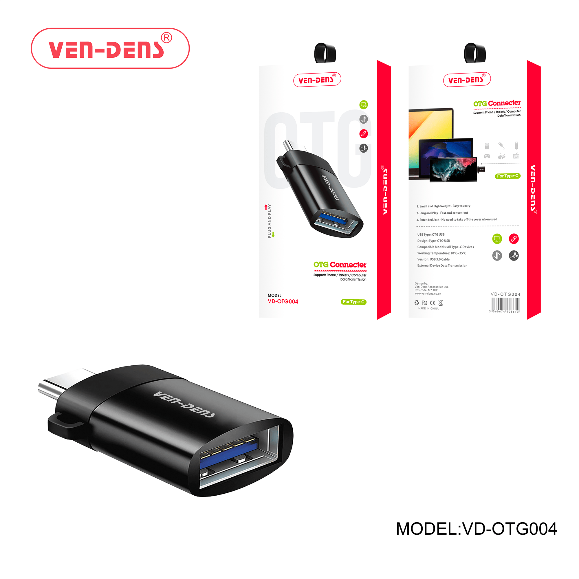 OTG USB Type-C Adapter for Data Transmission - Phone & PC