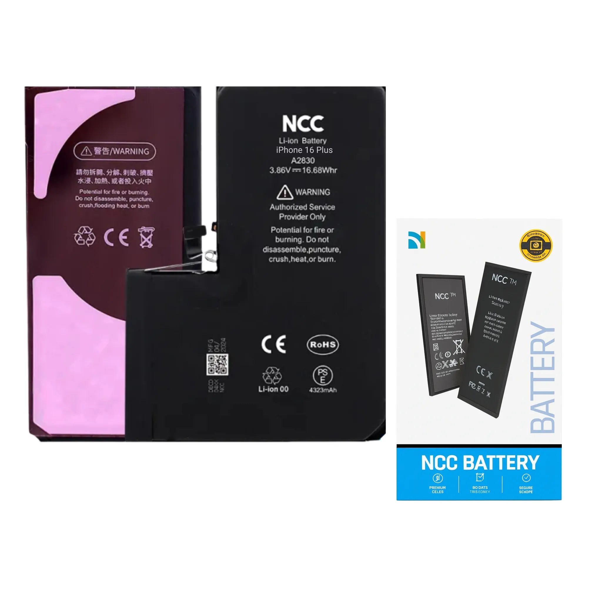 iPhone 16 Plus Battery Replacement - NCC Prime